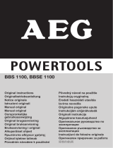 AEG BBS1100E Instrukcja obsługi