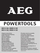 AEG BSB12G2 Instrukcja obsługi