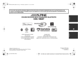 Alpine CDE-185BT Instrukcja obsługi