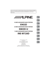 Alpine Electronics X703D A4 A4R A5 Q5 Q5R instrukcja