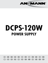 ANSMANN DCPS-120W Instrukcja obsługi