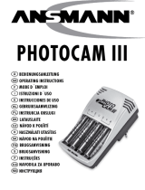ANSMANN Photo Cam III Power Set 2850 mAh Instrukcja obsługi