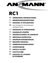 ANSMANN RC 1 Instrukcja obsługi