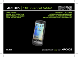Archos 43 Internet Tablet Skrócona instrukcja obsługi