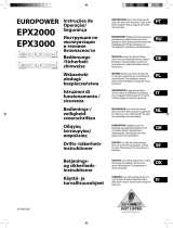 Behringer EUROPOWER EPX2000 Skrócona instrukcja obsługi