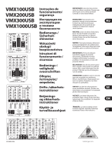 Behringer VMX1000 USB Instrukcja obsługi