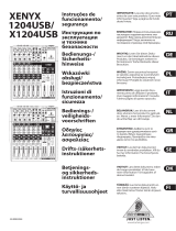 Behringer Xenyx 1204USB Instrukcja obsługi