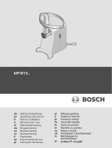 Bosch MFW1501 Instrukcja obsługi