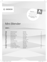 Bosch MMBP1000 Instrukcja obsługi