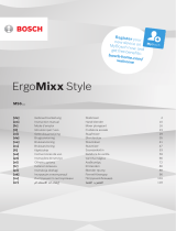 Bosch ErgoMixx Style MS62M6110/01 Instrukcja obsługi