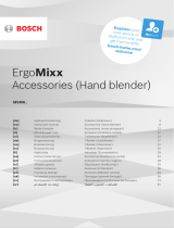 Bosch ErgoMixx MSM6 Instrukcja obsługi