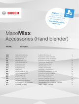 Bosch MaxoMixx MS8CM6 Serie Instrukcja obsługi