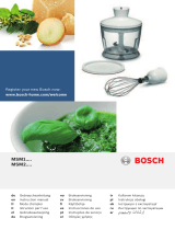 Bosch MSM2650B/04 Instrukcja obsługi
