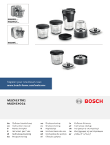 Bosch MUZ45XTM1 Instrukcja obsługi