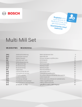 Bosch MUMX Serie Instrukcja obsługi
