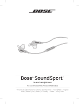 Bose soundsport in-ear headphones-ios models Instrukcja obsługi