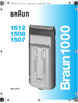 Braun 1512, 1508, 1507, 1000 Instrukcja obsługi