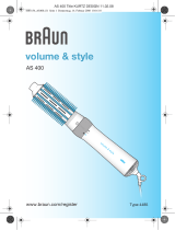 Braun AS400, volume & style Instrukcja obsługi