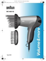 Braun BC1400 V2, Volume&more Instrukcja obsługi