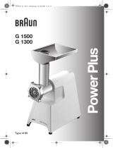 Braun G1500- G1300 Instrukcja obsługi