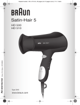 Braun HD510 HD 530 Instrukcja obsługi