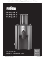 Braun J300 JUICER WHT Instrukcja obsługi