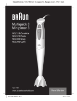 Braun Minipimer 3 - 4162 Instrukcja obsługi