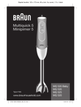 Braun MQ 520 Pasta Instrukcja obsługi