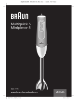 Braun MQ 545 Aperitive Instrukcja obsługi