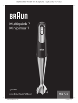 Braun MQ 775 - 4199 Instrukcja obsługi
