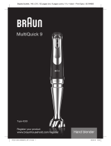 Braun MQ 9087X Instrukcja obsługi