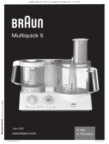 Braun K 700 black Instrukcja obsługi