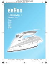 Braun TEXSTYLE 740 Instrukcja obsługi