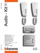 Bticino 367221 Instrukcja obsługi