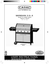 Cadac 98510-31 3 Burner Propane Gas BBQ Grill Instrukcja obsługi