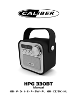 Caliber HPG330BT Instrukcja obsługi