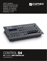 Cameo Control 54 Instrukcja obsługi