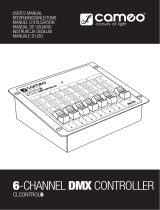 Cameo Control 6 - DMX Controller Instrukcja obsługi