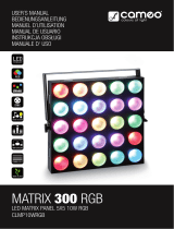 Cameo MATRIX 300 RGB Instrukcja obsługi