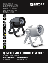 Cameo Q-Spot 40 TW Black Instrukcja obsługi