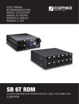 Cameo SB 6T RDM Instrukcja obsługi