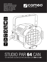 Cameo Studio PAR 18 x 8W RGBA Instrukcja obsługi