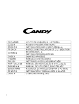 Candy CCE192X Chimney Cooker Hood Instrukcja obsługi