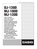 Casio MJ-100D, MJ-120D Instrukcja obsługi