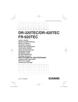 Casio FR-620TEC Instrukcja obsługi