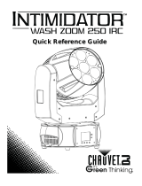 CHAUVET DJ Intimidator Wash Zoom 250 IRC instrukcja obsługi