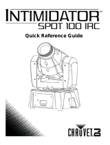 CHAUVET DJ Intimidator Spot 100 IRC instrukcja obsługi