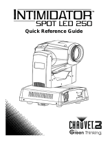 CHAUVET DJ Intimidator Spot LED 250 instrukcja obsługi