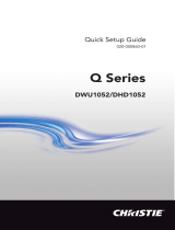 Christie DWU1052-Q Instrukcja obsługi