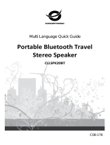 Conceptronic Portable Bluetooth Travel Stereo Speaker Instrukcja instalacji